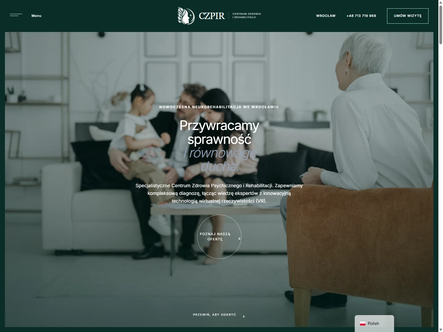 CZPiR on desktop
