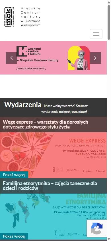 MCK Gorzów on iPhone